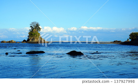 Spring rainy beach Spring rainy beach 137927998