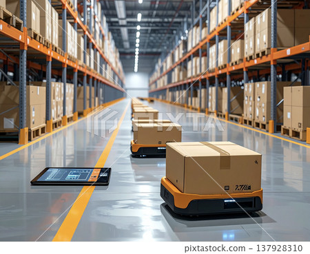 A labor-saving system utilizing robots and IT to address the labor shortage in the logistics industry. A labor-saving system utilizing robots and IT to address the labor shortage in the logistics industry. 137928310