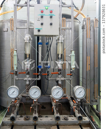 Industrial Water Meter Pressure Calibration System. 137928631