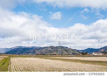 Rural landscape of Makino town, Okubiwako, Takashima City, Shiga Prefecture Rural landscape of Makino town, Okubiwako, Takashima City, Shiga Prefecture 137932683