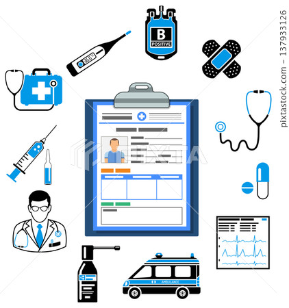 Medical Concept with Record Medical Concept with Record 137933126