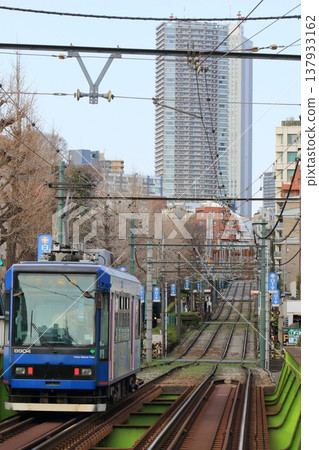 Toden-Arakawa Line Tokyo Sakura Tram Toden-Arakawa Line Tokyo Sakura Tram 137933162