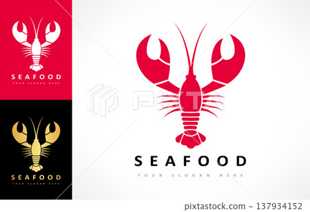 Lobster logo vector. Seafood design 137934152