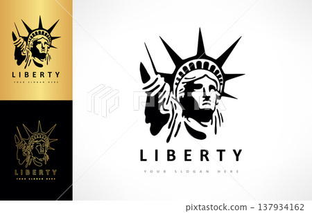 Statue of liberty usa logo vector Statue of liberty usa logo vector 137934162