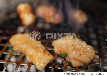 Japanese black beef top mino (hormone) 137935022
