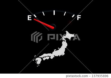 日本面臨石油短缺。 137935896