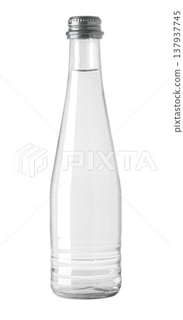 Glass bottle mineral water refreshing drink hydrating transparent Glass bottle mineral water refreshing drink hydrating transparent 137937745