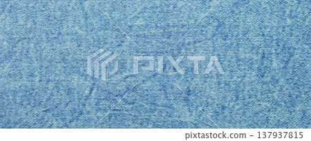 Blue faded denim fabric texture for backgrounds 137937815
