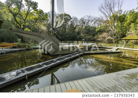 愛知縣名古屋市熱田神社南池船形步道 愛知縣名古屋市熱田神社南池船形步道 137938343