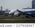 A passenger plane before landing 137938947