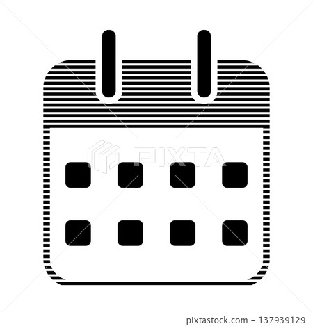 Cute and simple calendar illustrations 137939129