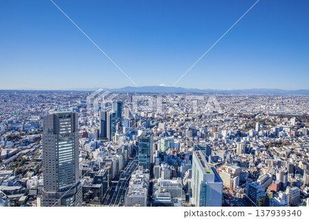 從東京澀谷天空眺望（富士山方向） 137939340