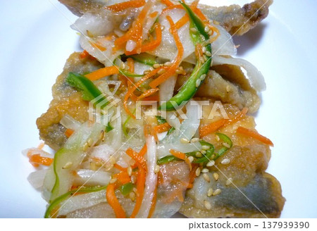 Pickled fish with fish Pickled fish with fish 137939390