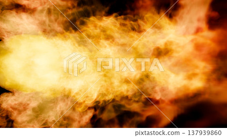 Fire, flames, explosion, burst, smoke, CG, background, 3D, illustration Fire, flames, explosion, burst, smoke, CG, background, 3D, illustration 137939860