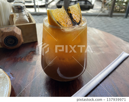 Cafe in the capital of Kyrgyzstan 137939971