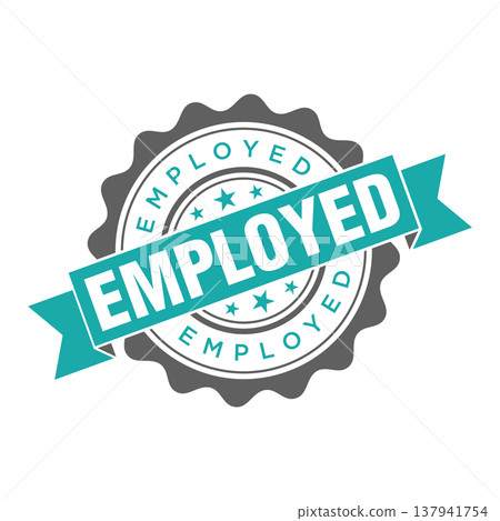 Employed Letter Rubber Stamp Template Design Employed Letter Rubber Stamp Template Design 137941754