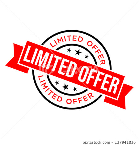 Limited Offer Letter Rubber Stamp Vector Design Template Limited Offer Letter Rubber Stamp Vector Design Template 137941836
