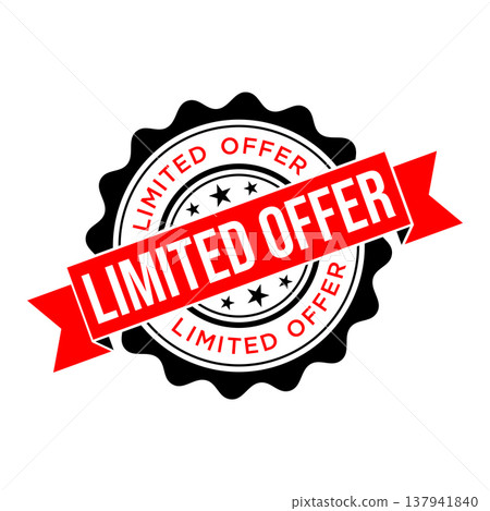 Limited Offer Letter Rubber Stamp Vector Design Template Limited Offer Letter Rubber Stamp Vector Design Template 137941840