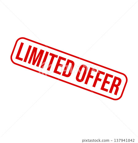 Limited Offer Letter Rubber Stamp Vector Design Template Limited Offer Letter Rubber Stamp Vector Design Template 137941842