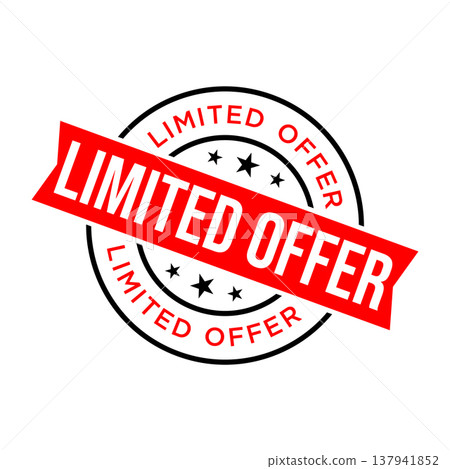 Limited Offer Letter Rubber Stamp Vector Design Template Limited Offer Letter Rubber Stamp Vector Design Template 137941852