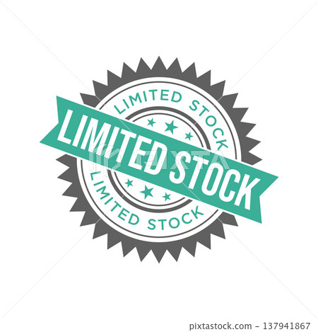 Limited Stock Letter Rubber Stamp Vector Design Template Limited Stock Letter Rubber Stamp Vector Design Template 137941867