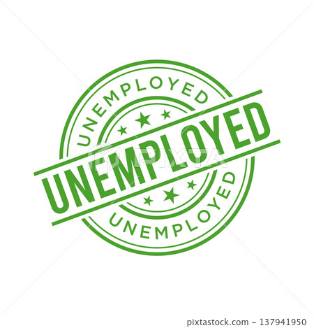 Unemployed Letter Rubber Stamp Template Design Unemployed Letter Rubber Stamp Template Design 137941950