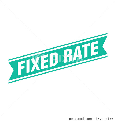 Fixed Rate Letter Rubber Stamp Template Design Fixed Rate Letter Rubber Stamp Template Design 137942136