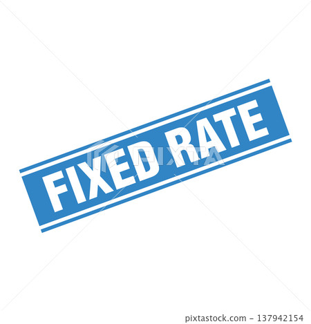 Fixed Rate Letter Rubber Stamp Template Design Fixed Rate Letter Rubber Stamp Template Design 137942154
