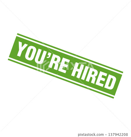 You Are Hired Letter Rubber Stamp Template Design You Are Hired Letter Rubber Stamp Template Design 137942208