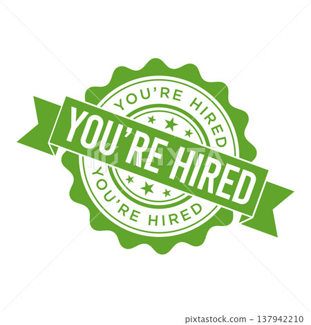 You Are Hired Letter Rubber Stamp Template Design You Are Hired Letter Rubber Stamp Template Design 137942210