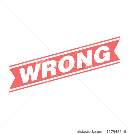 Wrong Letter Rubber Stamp Template Design Wrong Letter Rubber Stamp Template Design 137942246