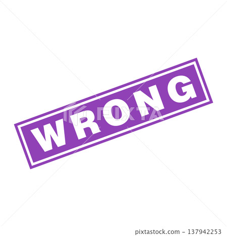 Wrong Letter Rubber Stamp Template Design Wrong Letter Rubber Stamp Template Design 137942253