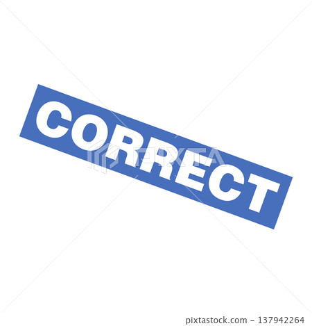 Correct Letter Rubber Stamp Template Design Correct Letter Rubber Stamp Template Design 137942264