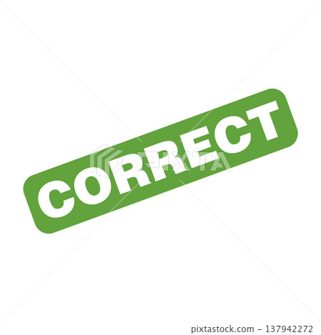Correct Letter Rubber Stamp Template Design Correct Letter Rubber Stamp Template Design 137942272