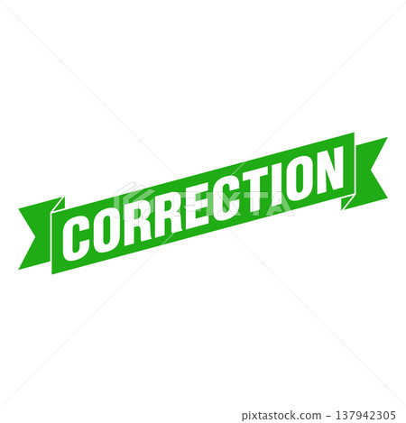 Correction Letter Rubber Stamp Template Design Correction Letter Rubber Stamp Template Design 137942305