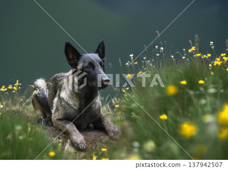 belgian shepherd in nature 137942507