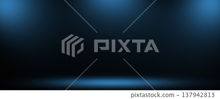 Dark Blue Banner Dark Blue Banner 137942813