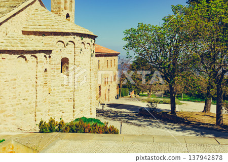 Monastery Santa Cecilia de Montserrat, Spain Monastery Santa Cecilia de Montserrat, Spain 137942878