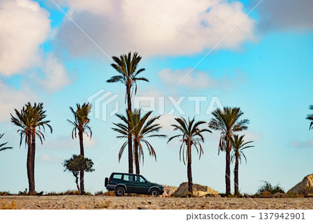 Sierra Alhamilla landscape, Spain. 137942901