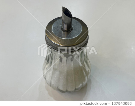 sugar jar isolated on white background sugar jar isolated on white background 137943093