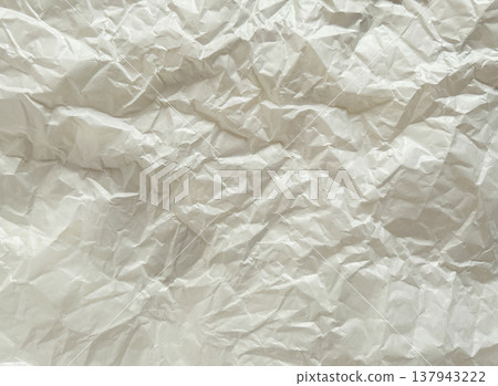 White crumpled tracing paper texture background for minimalist design White crumpled tracing paper texture background for minimalist design 137943222