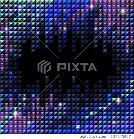 Vector rhinestone mosaic background Vector rhinestone mosaic background 137945907