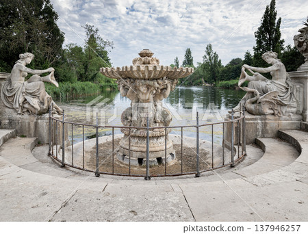 A Victorian masterpiece in Kensington Gardens, the Italian Gardens are believed to have been a gift from Prince Albert to Queen Victoria. This ornamental site features five serene basins adorned with 137946257