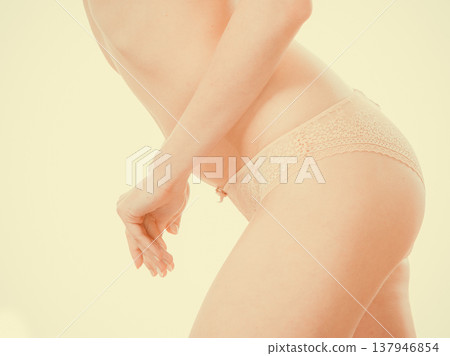 woman hips in panties lingerie woman hips in panties lingerie 137946854
