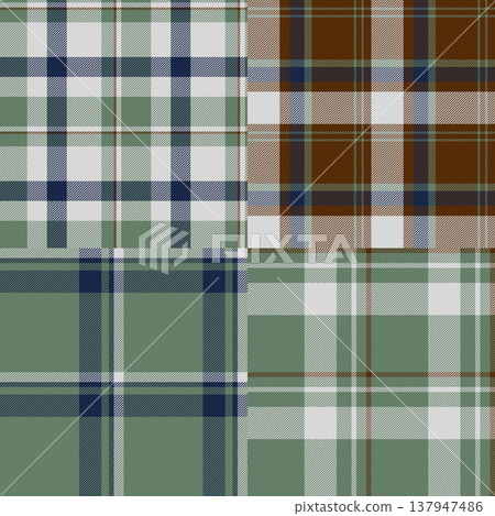 Plaid collection perfect for mixed media and digital designs. Vector files scale without losing quality. Plaid collection perfect for mixed media and digital designs. Vector files scale without losing quality. 137947486