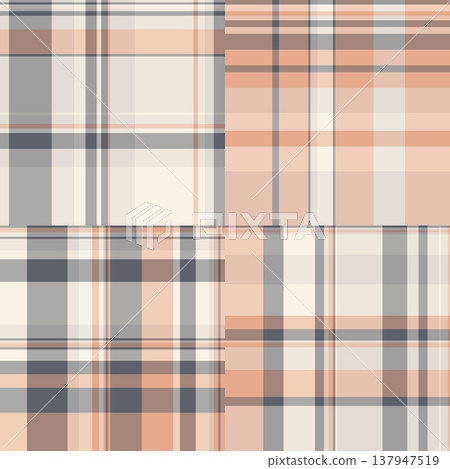 Seamless tartan patterns reflecting Scottish heritage. Ideal for clan-inspired apparel, textiles, home decor, and digital paper products. Seamless tartan patterns reflecting Scottish heritage. Ideal for clan-inspired apparel, textiles, home decor, and digital paper products. 137947519