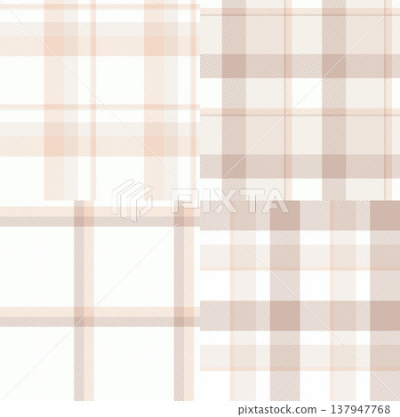 Plaid set created for digital summer mockups. Ideal for online shops, e-commerce, and printable vacation projects. Vector files adapt resolutions. 137947768