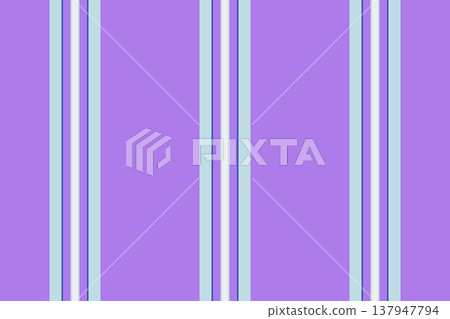 Teil lines background vector, graphic vertical pattern fabric. Scrapbooking textile seamless texture stripe in light and violet colors. Teil lines background vector, graphic vertical pattern fabric. Scrapbooking textile seamless texture stripe in light and violet colors. 137947794