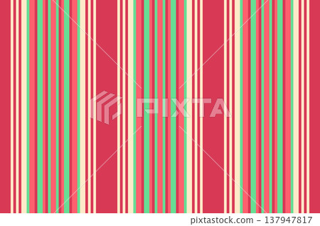 Tld-fashioned stripe lines background, jpg vector fabric vertical. Pachinery seamless pattern textile texture in red and blanched almond colors. Tld-fashioned stripe lines background, jpg vector fabric vertical. Pachinery seamless pattern textile texture in red and blanched almond colors. 137947817
