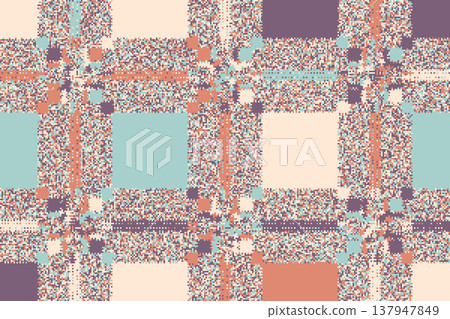 Abstract glitch field with broken grids and layered distortion. The grunge texture adds complexity and depth, ideal for artistic and experimental designs. Abstract glitch field with broken grids and layered distortion. The grunge texture adds complexity and depth, ideal for artistic and experimental designs. 137947849